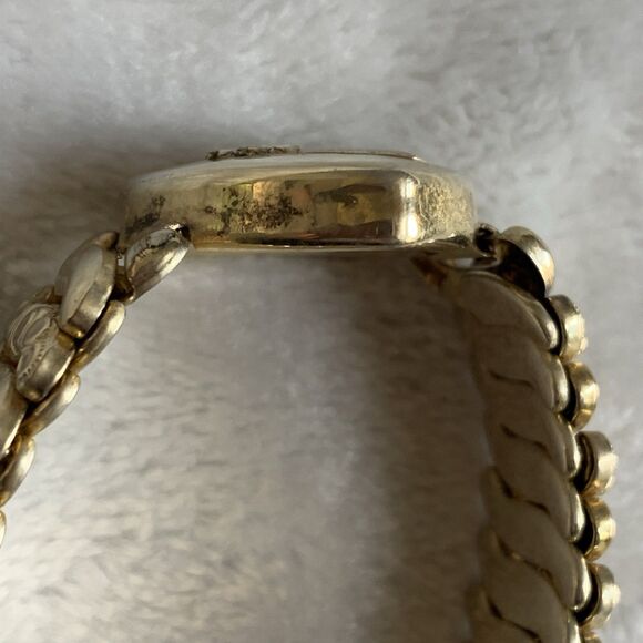 Vintage Co-Star Sweetheart Bracelet | WWII Era | Gold Over Sterling Floral Heart - Picture 7 of 11